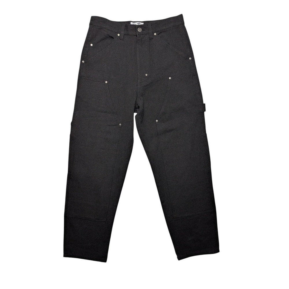 Stan Ray Double Knee Work Pants Mens 30 Black Straight Carpenter Utility